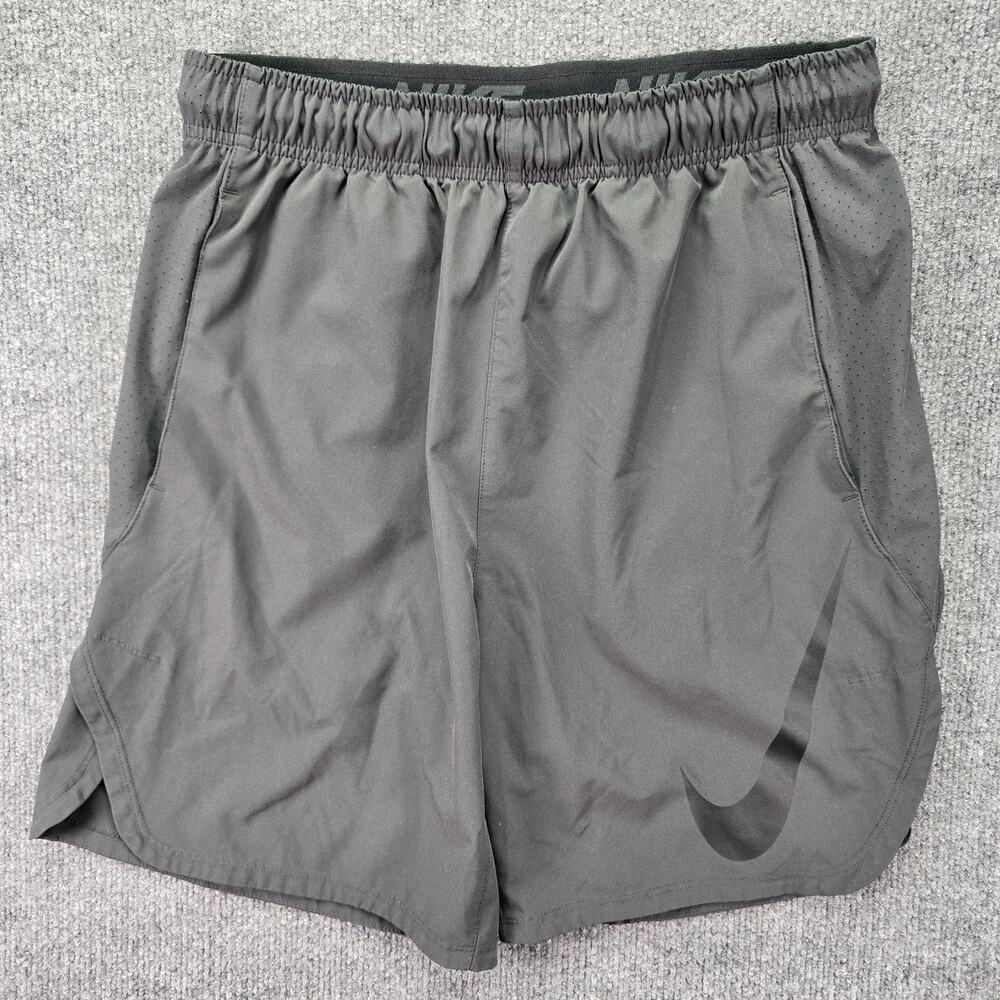 Nike Dri-Fit Hyperspeed Shorts Mens Medium Charcoal Gray Stretch Performance